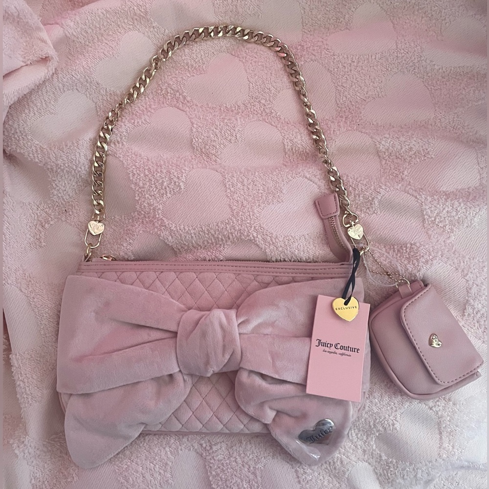 Juicy Couture tied with bow shoulder bag